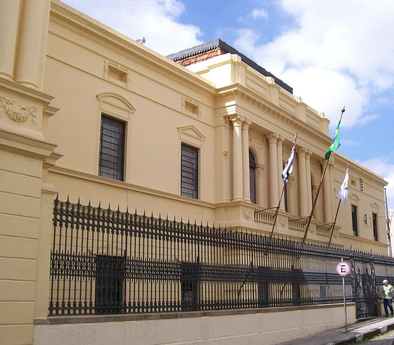 O Palácio da Mogiana, na cidade de Campinas